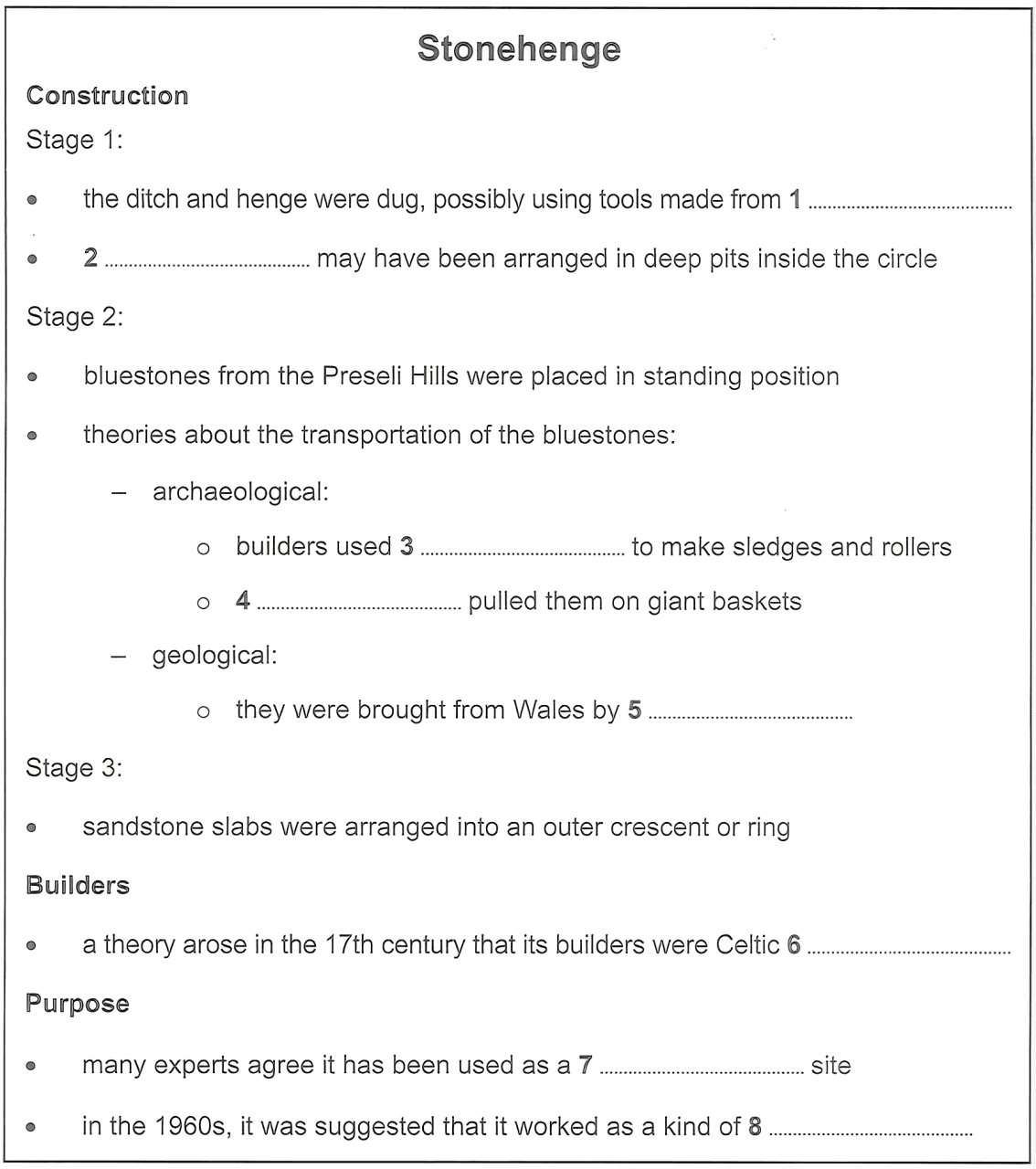 question diagram