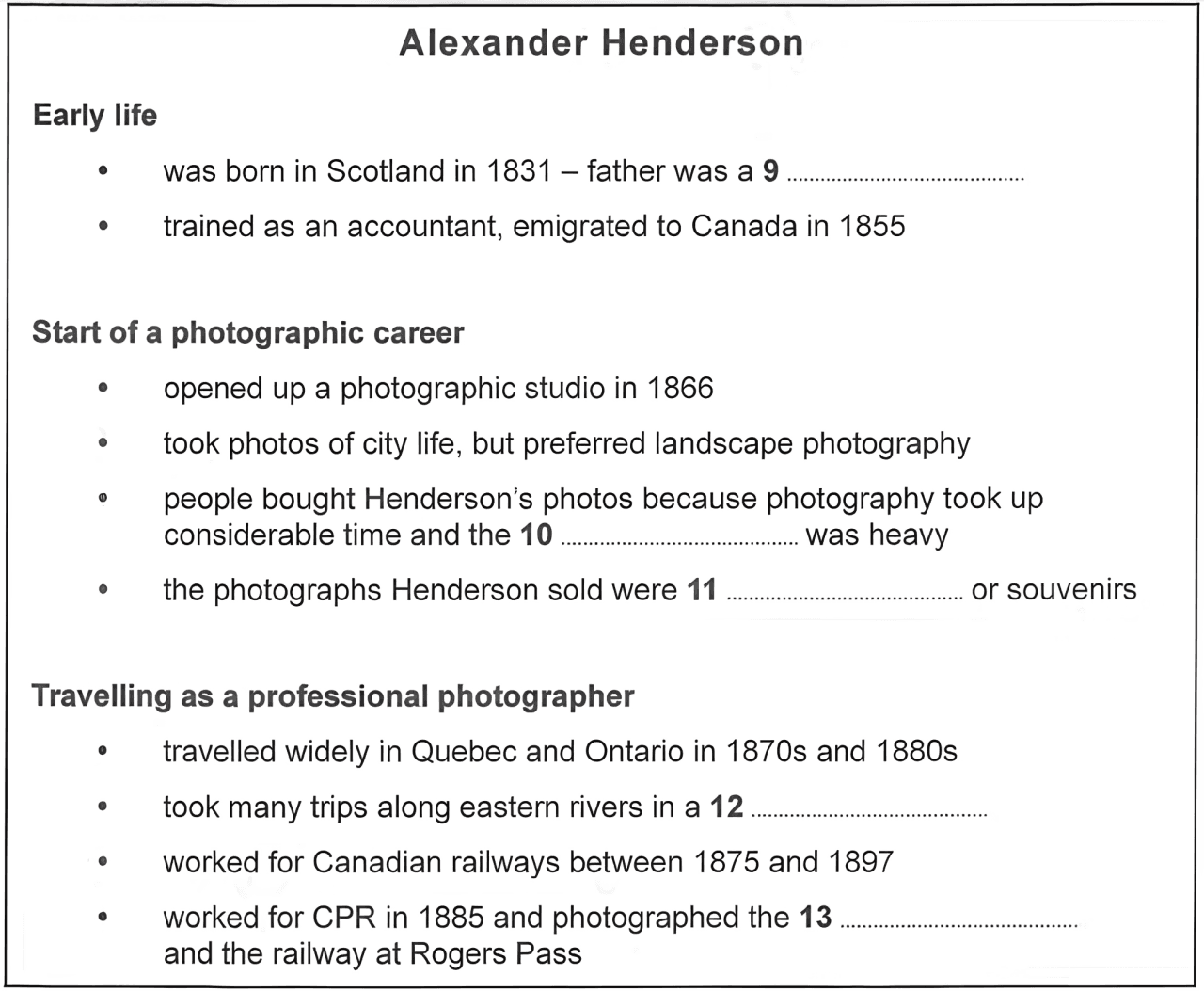 question diagram