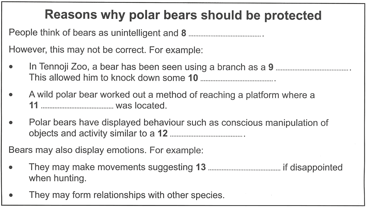 question diagram