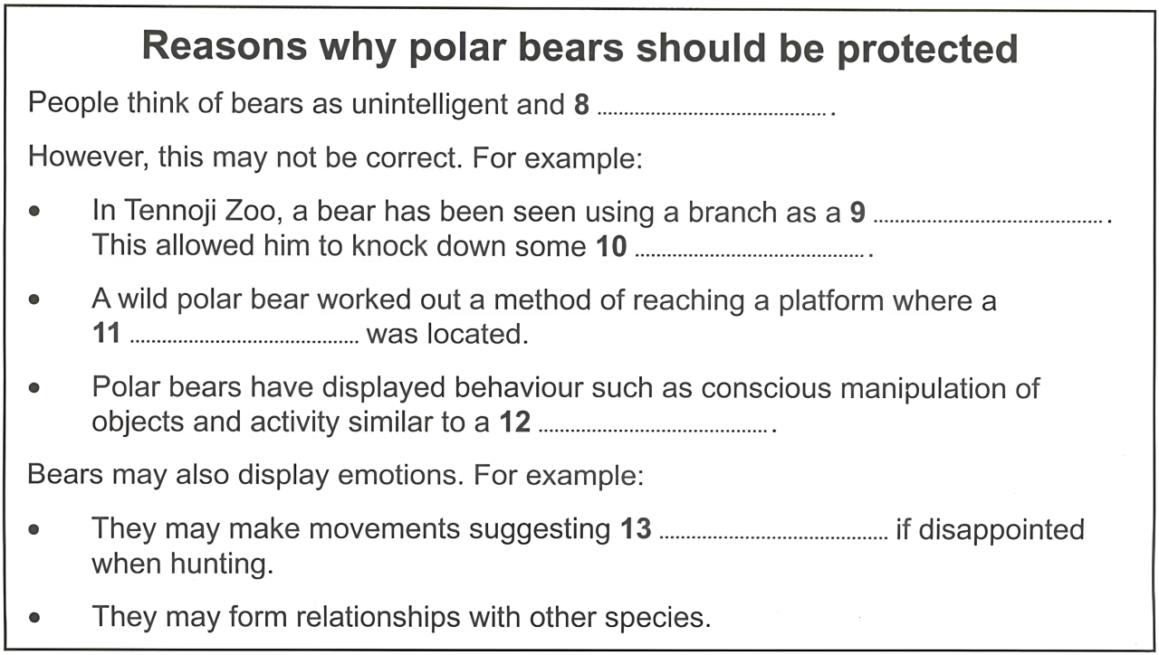 question diagram